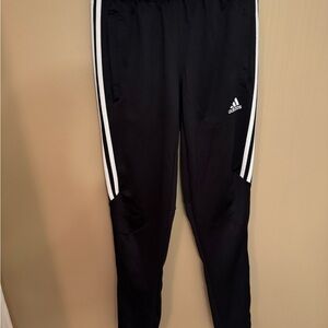 3rd Pair. Adidas Kids Black Sweatpants with White Accents